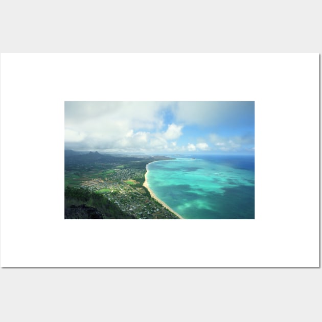 waimanalo bay, oahu, hawaii Wall Art by Sky Studio Hawaii